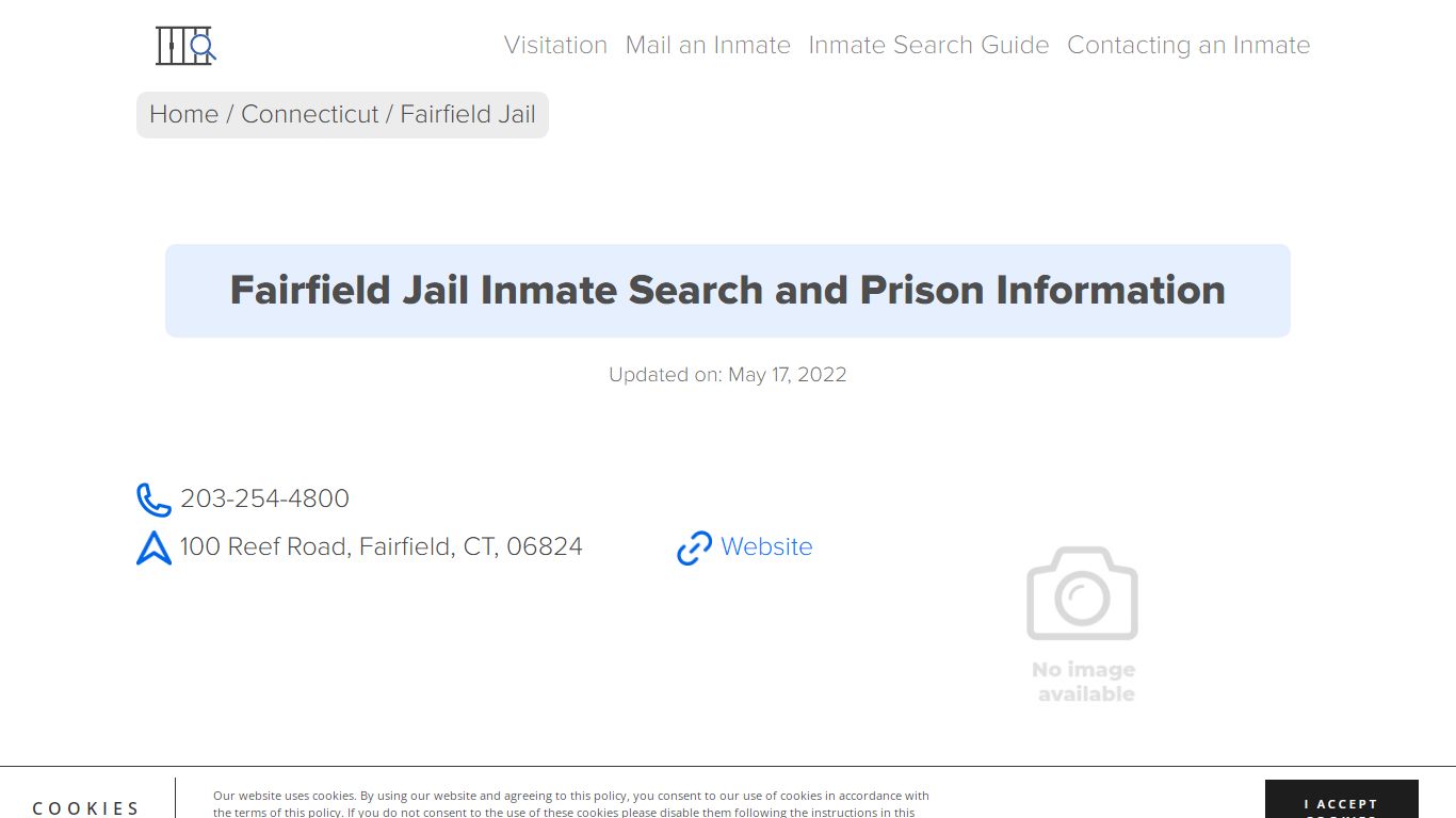Fairfield Jail Inmate Search, Visitation, Phone no ...